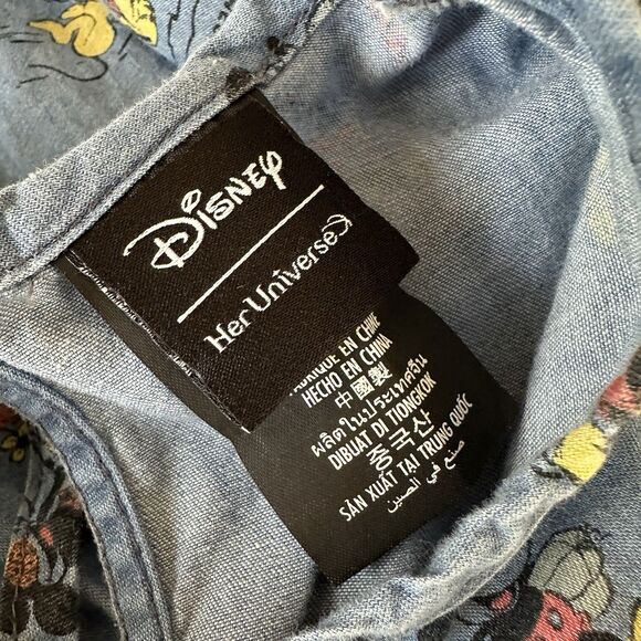 DISNEY Her Universe Mickey & Friends Chambray Dress Size XS - Picture 7 of 9